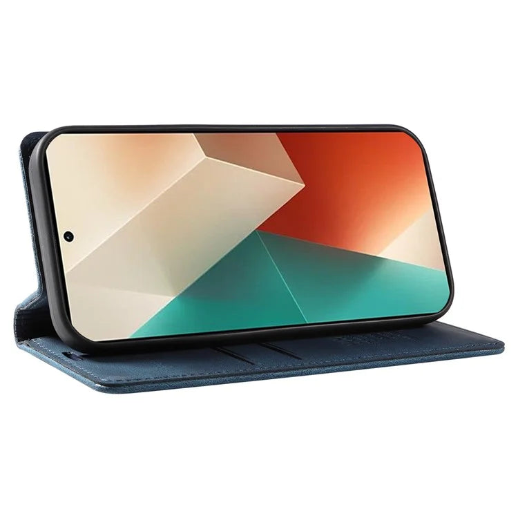 YIKATU YK-004 For Xiaomi Poco X6 5G / Redmi Note 13 Pro 5G Case Leather Skin-Touch Phone Cover Magnetic Auto-Absorbed