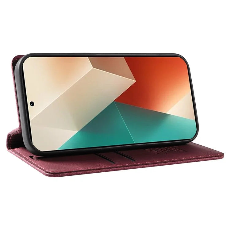 YIKATU YK-004 For Xiaomi Poco X6 5G / Redmi Note 13 Pro 5G Case Leather Skin-Touch Phone Cover Magnetic Auto-Absorbed