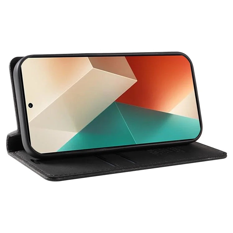 YIKATU YK-004 For Xiaomi Poco X6 5G / Redmi Note 13 Pro 5G Case Leather Skin-Touch Phone Cover Magnetic Auto-Absorbed