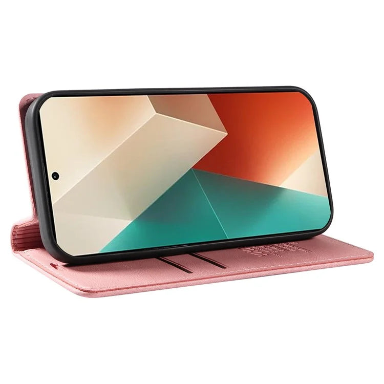 YIKATU YK-004 For Xiaomi Poco X6 5G / Redmi Note 13 Pro 5G Case Leather Skin-Touch Phone Cover Magnetic Auto-Absorbed