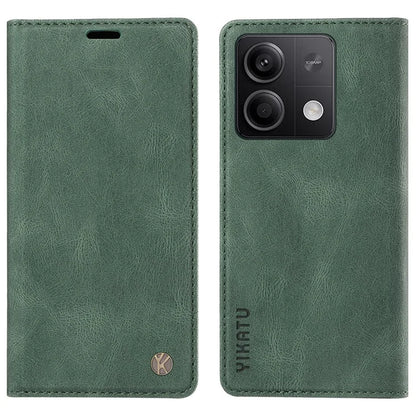 YIKATU YK-004 For Xiaomi Poco X6 5G / Redmi Note 13 Pro 5G Case Leather Skin-Touch Phone Cover Magnetic Auto-Absorbed