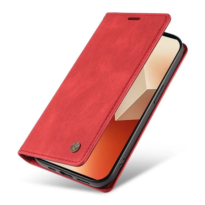 YIKATU YK-004 For Xiaomi Poco X6 5G / Redmi Note 13 Pro 5G Case Leather Skin-Touch Phone Cover Magnetic Auto-Absorbed