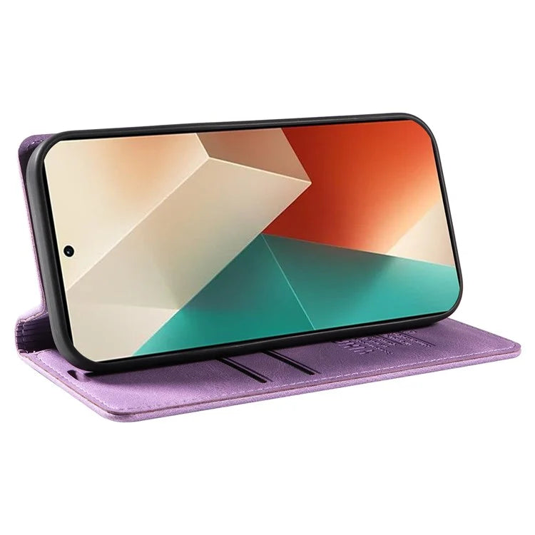YIKATU YK-004 For Xiaomi Poco X6 5G / Redmi Note 13 Pro 5G Case Leather Skin-Touch Phone Cover Magnetic Auto-Absorbed