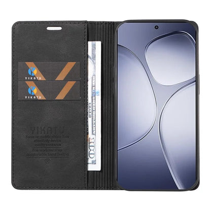 YIKATU YK-004 For Xiaomi Redmi K70 Ultra Case Leather Skin-Touch Phone Cover Magnetic Auto-Absorbed