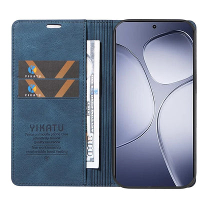 YIKATU YK-004 For Xiaomi Redmi K70 Ultra Case Leather Skin-Touch Phone Cover Magnetic Auto-Absorbed