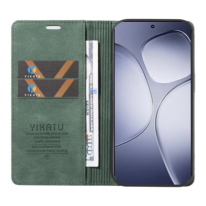 YIKATU YK-004 For Xiaomi Redmi K70 Ultra Case Leather Skin-Touch Phone Cover Magnetic Auto-Absorbed