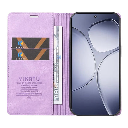 YIKATU YK-004 For Xiaomi Redmi K70 Ultra Case Leather Skin-Touch Phone Cover Magnetic Auto-Absorbed