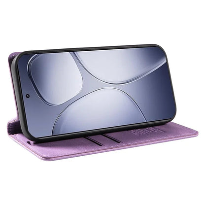 YIKATU YK-004 For Xiaomi Redmi K70 Ultra Case Leather Skin-Touch Phone Cover Magnetic Auto-Absorbed