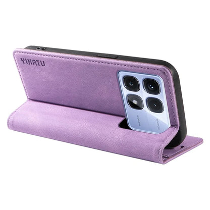 YIKATU YK-004 For Xiaomi Redmi K70 Ultra Case Leather Skin-Touch Phone Cover Magnetic Auto-Absorbed