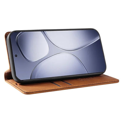 YIKATU YK-004 For Xiaomi Redmi K70 Ultra Case Leather Skin-Touch Phone Cover Magnetic Auto-Absorbed