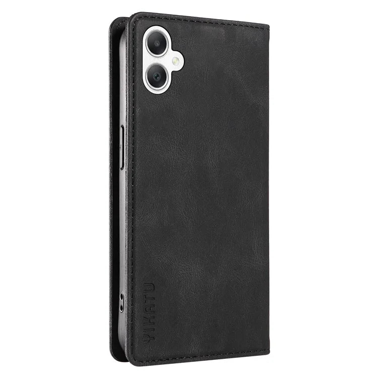 YIKATU YK-004 For Samsung Galaxy A06 Case Leather Skin-Touch Phone Cover Magnetic Auto-Absorbed