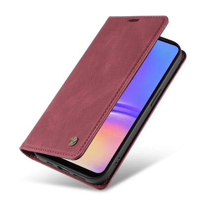 YIKATU YK-004 For Samsung Galaxy A06 Case Leather Skin-Touch Phone Cover Magnetic Auto-Absorbed