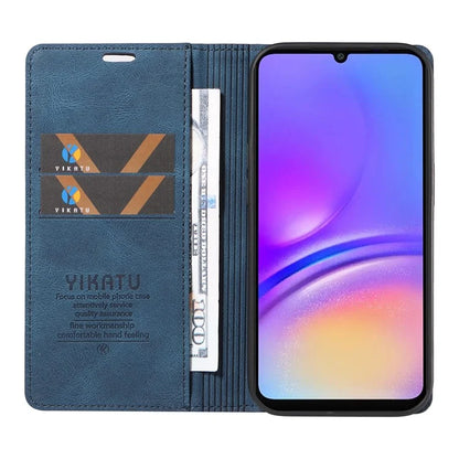 YIKATU YK-004 For Samsung Galaxy A06 Case Leather Skin-Touch Phone Cover Magnetic Auto-Absorbed