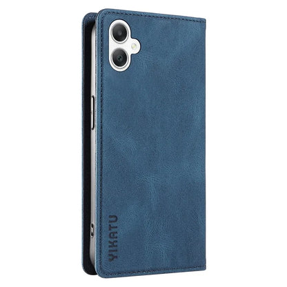 YIKATU YK-004 For Samsung Galaxy A06 Case Leather Skin-Touch Phone Cover Magnetic Auto-Absorbed
