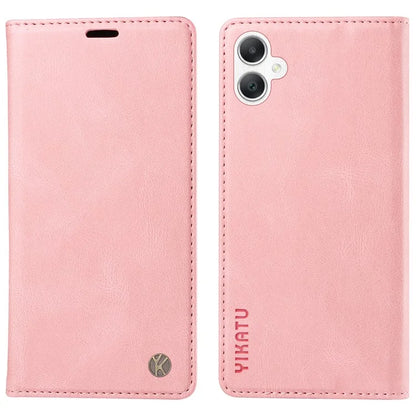 YIKATU YK-004 For Samsung Galaxy A06 Case Leather Skin-Touch Phone Cover Magnetic Auto-Absorbed