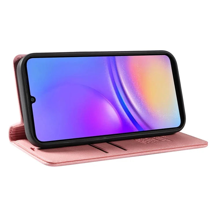 YIKATU YK-004 For Samsung Galaxy A06 Case Leather Skin-Touch Phone Cover Magnetic Auto-Absorbed