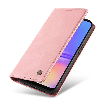 YIKATU YK-004 For Samsung Galaxy A06 Case Leather Skin-Touch Phone Cover Magnetic Auto-Absorbed