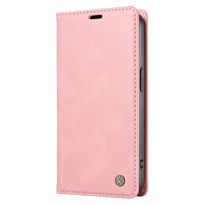 YIKATU YK-004 For Samsung Galaxy A06 Case Leather Skin-Touch Phone Cover Magnetic Auto-Absorbed