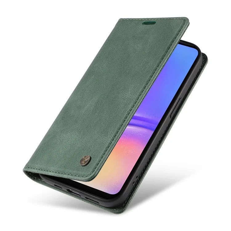 YIKATU YK-004 For Samsung Galaxy A06 Case Leather Skin-Touch Phone Cover Magnetic Auto-Absorbed