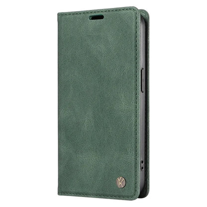 YIKATU YK-004 For Samsung Galaxy A06 Case Leather Skin-Touch Phone Cover Magnetic Auto-Absorbed