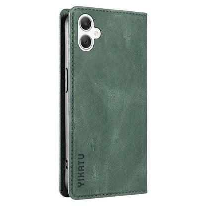 YIKATU YK-004 For Samsung Galaxy A06 Case Leather Skin-Touch Phone Cover Magnetic Auto-Absorbed