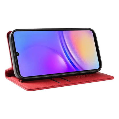 YIKATU YK-004 For Samsung Galaxy A06 Case Leather Skin-Touch Phone Cover Magnetic Auto-Absorbed