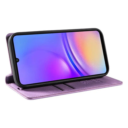 YIKATU YK-004 For Samsung Galaxy A06 Case Leather Skin-Touch Phone Cover Magnetic Auto-Absorbed