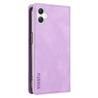 YIKATU YK-004 For Samsung Galaxy A06 Case Leather Skin-Touch Phone Cover Magnetic Auto-Absorbed