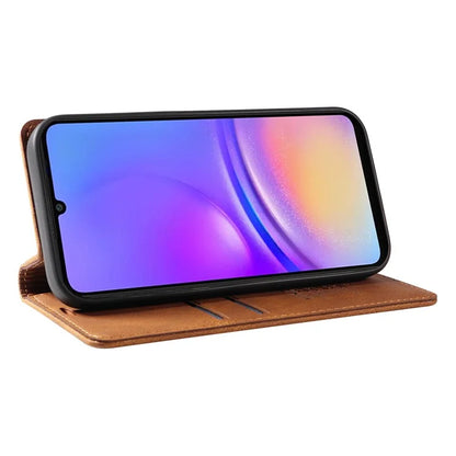 YIKATU YK-004 For Samsung Galaxy A06 Case Leather Skin-Touch Phone Cover Magnetic Auto-Absorbed