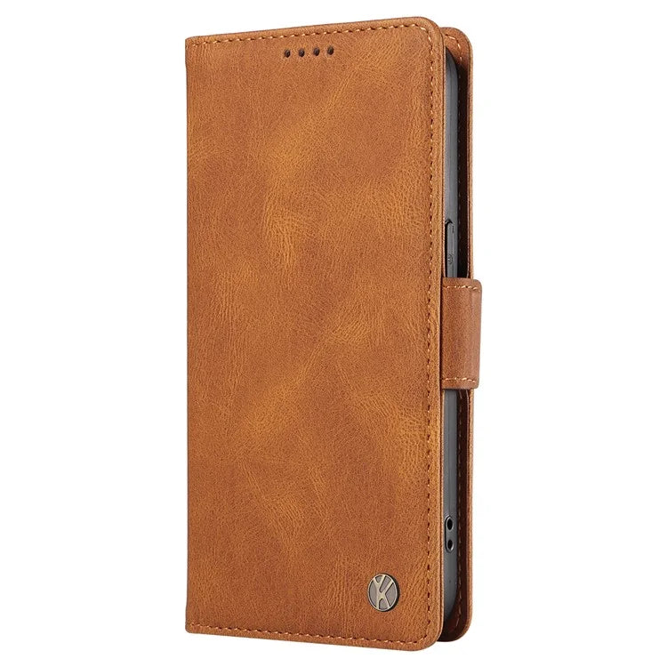 YIKATU YK-005 For Samsung Galaxy A16 5G Case PU Leather Wallet Phone Cover Skin Touch Feeling