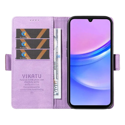 YIKATU YK-005 For Samsung Galaxy A16 5G Case PU Leather Wallet Phone Cover Skin Touch Feeling