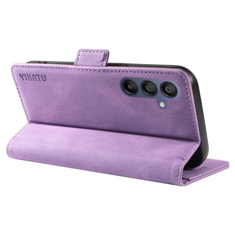 YIKATU YK-005 For Samsung Galaxy A16 5G Case PU Leather Wallet Phone Cover Skin Touch Feeling