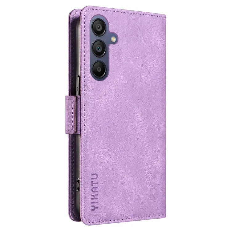 YIKATU YK-005 For Samsung Galaxy A16 5G Case PU Leather Wallet Phone Cover Skin Touch Feeling
