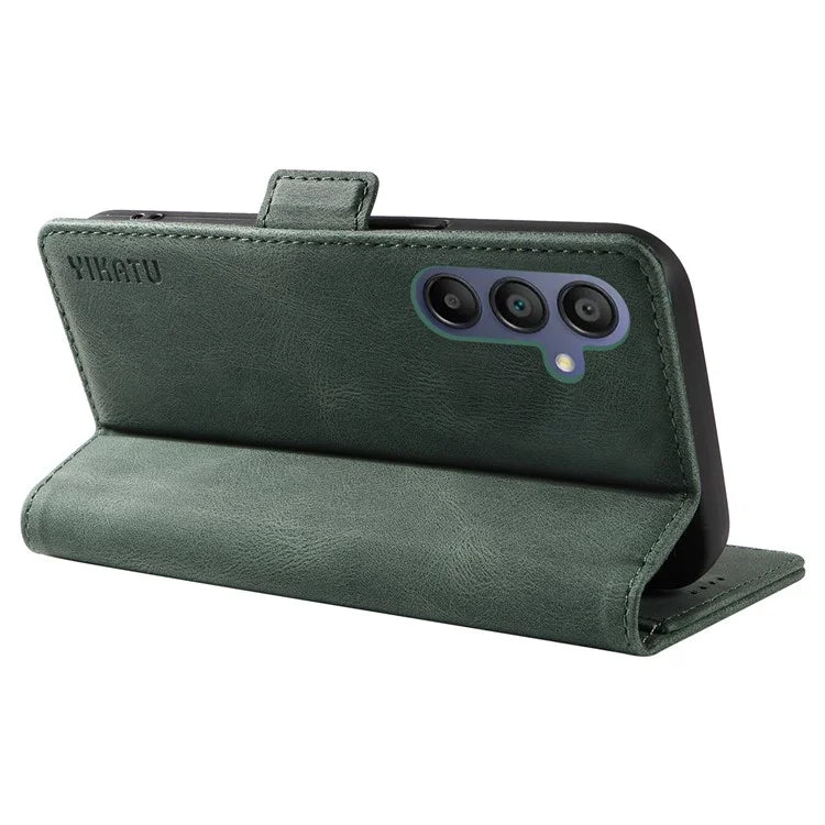 YIKATU YK-005 For Samsung Galaxy A16 5G Case PU Leather Wallet Phone Cover Skin Touch Feeling