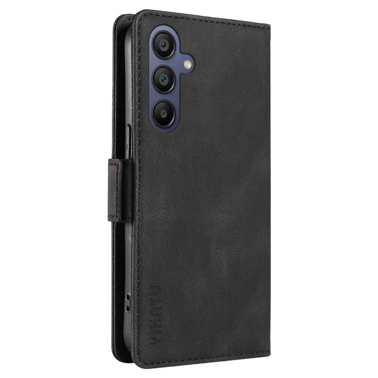 YIKATU YK-005 For Samsung Galaxy A16 5G Case PU Leather Wallet Phone Cover Skin Touch Feeling