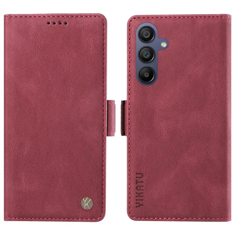 YIKATU YK-005 For Samsung Galaxy A16 5G Case PU Leather Wallet Phone Cover Skin Touch Feeling