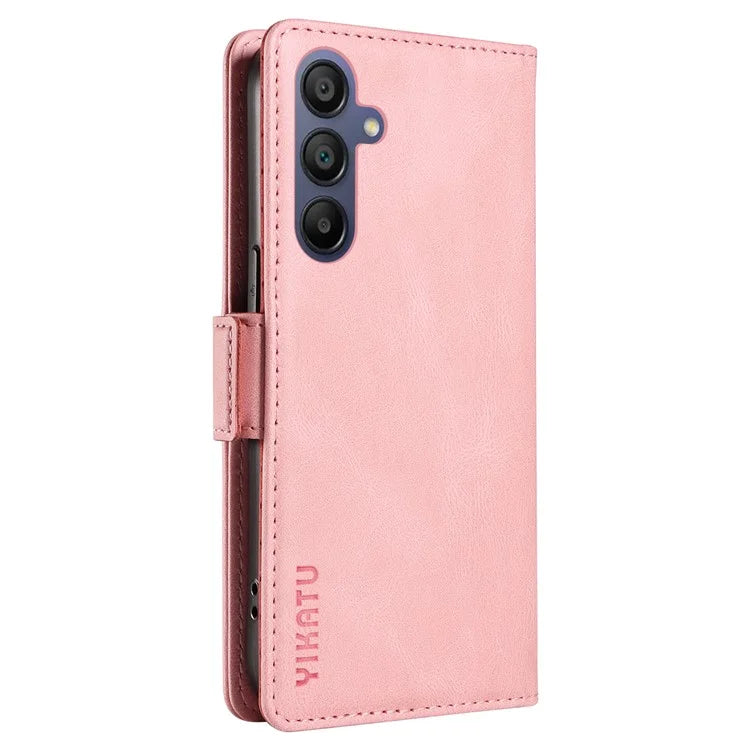 YIKATU YK-005 For Samsung Galaxy A16 5G Case PU Leather Wallet Phone Cover Skin Touch Feeling