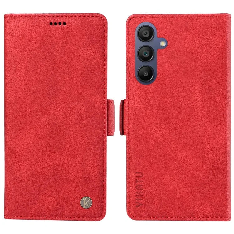 YIKATU YK-005 For Samsung Galaxy A16 5G Case PU Leather Wallet Phone Cover Skin Touch Feeling