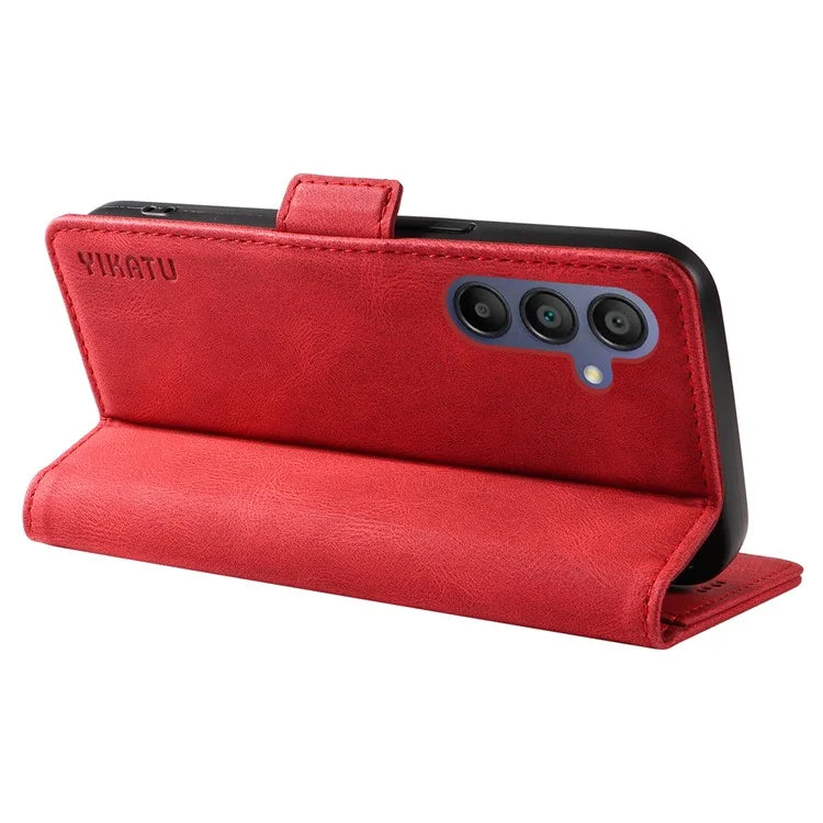 YIKATU YK-005 For Samsung Galaxy A16 5G Case PU Leather Wallet Phone Cover Skin Touch Feeling