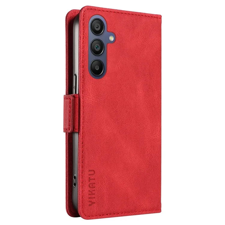 YIKATU YK-005 For Samsung Galaxy A16 5G Case PU Leather Wallet Phone Cover Skin Touch Feeling