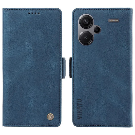 YIKATU YK-005 For Xiaomi Redmi Note 13 Pro+ 5G Case PU Leather Wallet Phone Cover Skin Touch Feeling