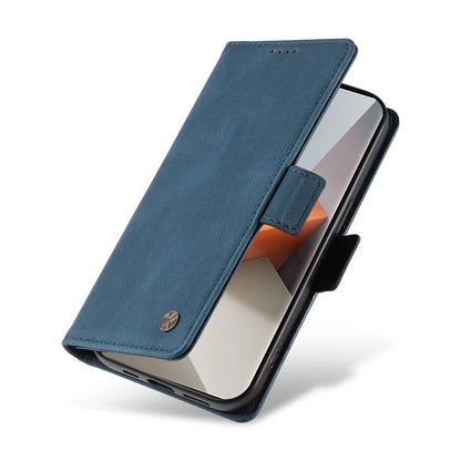YIKATU YK-005 For Xiaomi Redmi Note 13 Pro+ 5G Case PU Leather Wallet Phone Cover Skin Touch Feeling