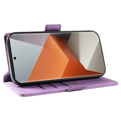 YIKATU YK-005 For Xiaomi Redmi Note 13 Pro+ 5G Case PU Leather Wallet Phone Cover Skin Touch Feeling