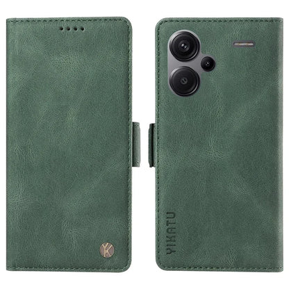 YIKATU YK-005 For Xiaomi Redmi Note 13 Pro+ 5G Case PU Leather Wallet Phone Cover Skin Touch Feeling