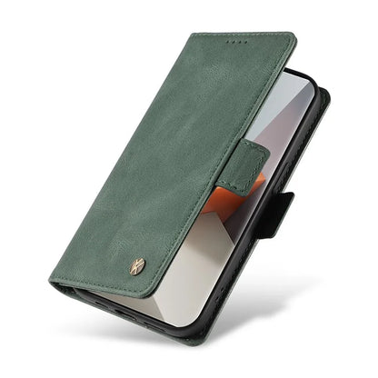 YIKATU YK-005 For Xiaomi Redmi Note 13 Pro+ 5G Case PU Leather Wallet Phone Cover Skin Touch Feeling