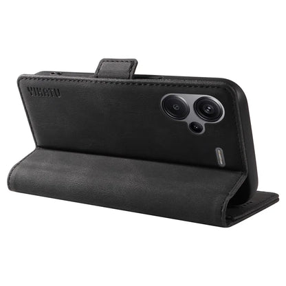YIKATU YK-005 For Xiaomi Redmi Note 13 Pro+ 5G Case PU Leather Wallet Phone Cover Skin Touch Feeling