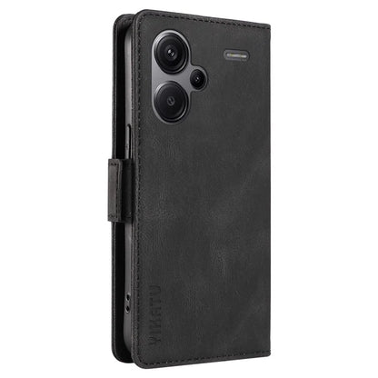 YIKATU YK-005 For Xiaomi Redmi Note 13 Pro+ 5G Case PU Leather Wallet Phone Cover Skin Touch Feeling
