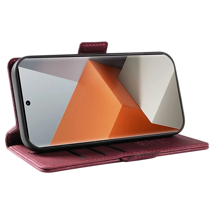 YIKATU YK-005 For Xiaomi Redmi Note 13 Pro+ 5G Case PU Leather Wallet Phone Cover Skin Touch Feeling