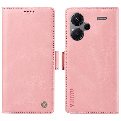 YIKATU YK-005 For Xiaomi Redmi Note 13 Pro+ 5G Case PU Leather Wallet Phone Cover Skin Touch Feeling