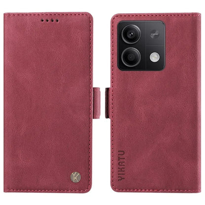 YIKATU YK-005 For Xiaomi Poco X6 5G / Redmi Note 13 Pro 5G Case PU Leather Wallet Phone Cover Skin Touch Feeling